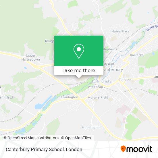 Canterbury Primary School map