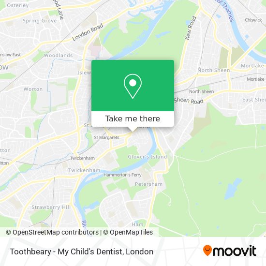 Toothbeary - My Child's Dentist map