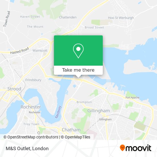 M&S Outlet map