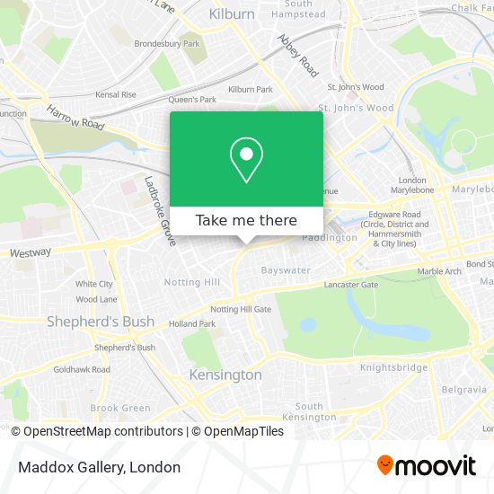 Maddox Gallery map