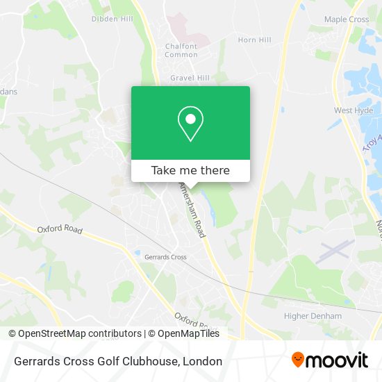 Gerrards Cross Golf Clubhouse map