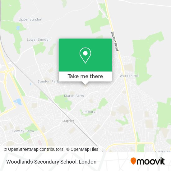 Woodlands Secondary School map
