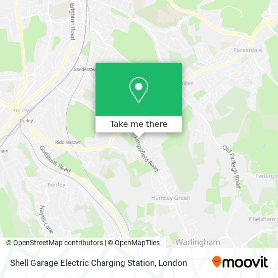 Shell Garage Electric Charging Station map