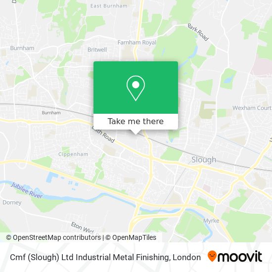 Cmf (Slough) Ltd Industrial Metal Finishing map