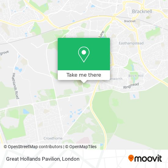 Great Hollands Pavilion map