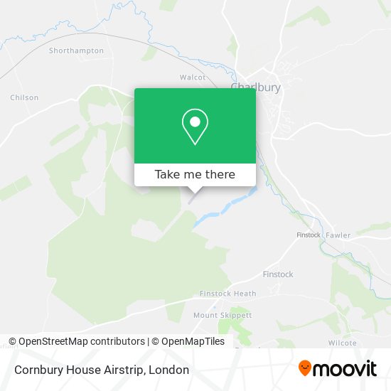 Cornbury House Airstrip map