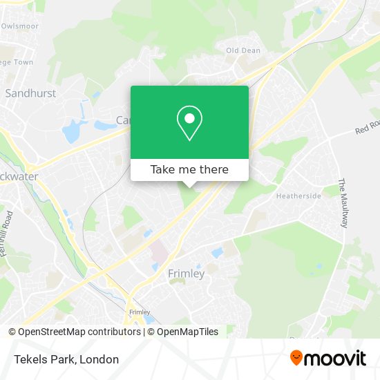 Tekels Park map