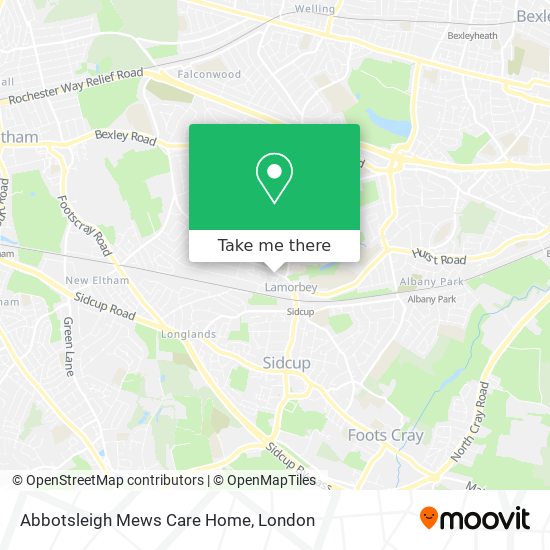 Abbotsleigh Mews Care Home map