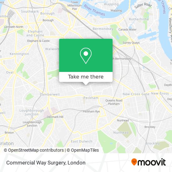 Commercial Way Surgery map