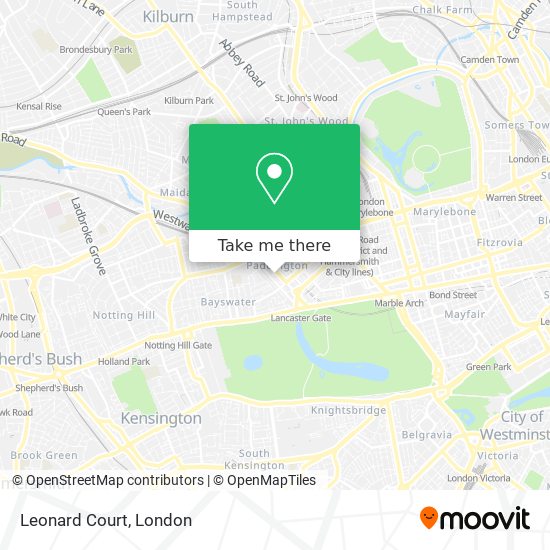 Leonard Court map