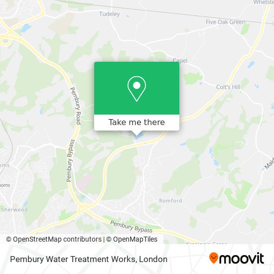 Pembury Water Treatment Works map