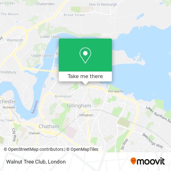 Walnut Tree Club map