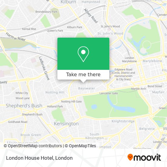 London House Hotel map