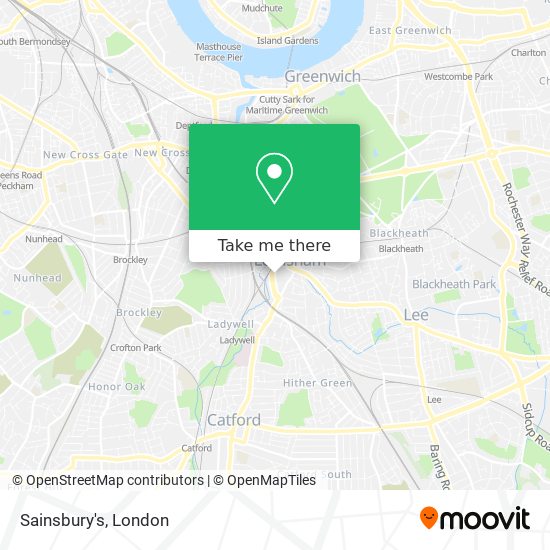 Sainsbury's map