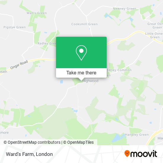 Ward's Farm map