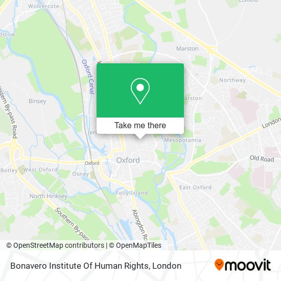 Bonavero Institute Of Human Rights map