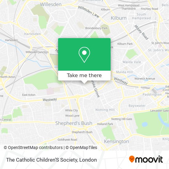 The Catholic Children’S Society map