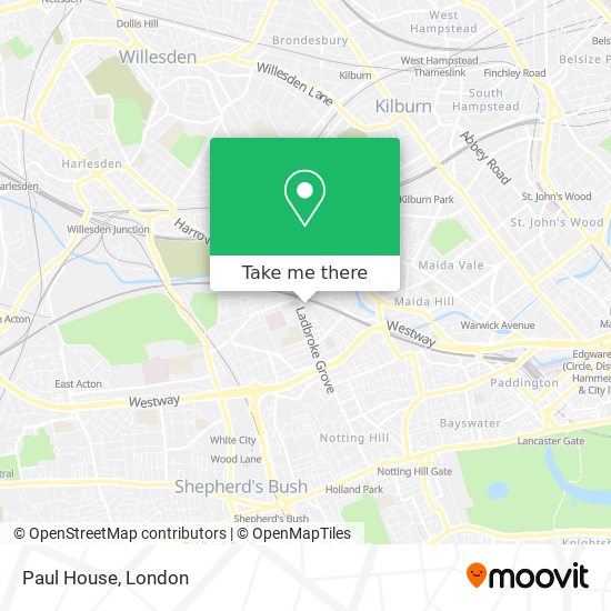 Paul House map