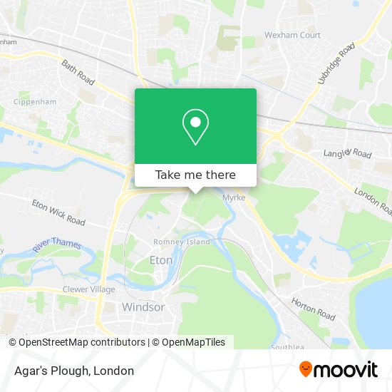 Agar's Plough map