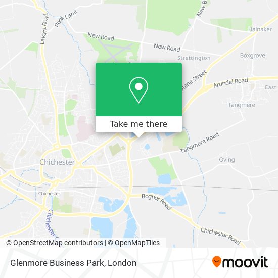 Glenmore Business Park map
