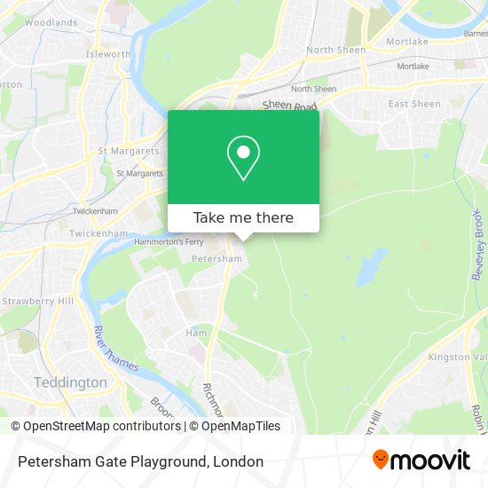 Petersham Gate Playground map