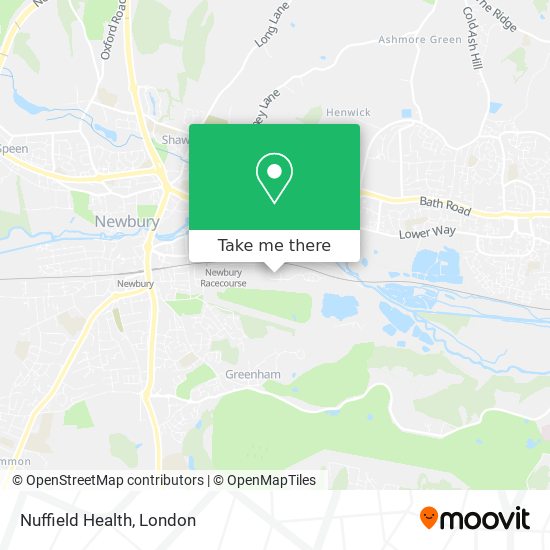 Nuffield Health map