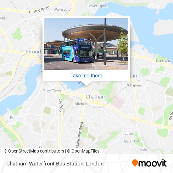 Chatham Waterfront Bus Station map