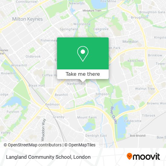 Langland Community School map