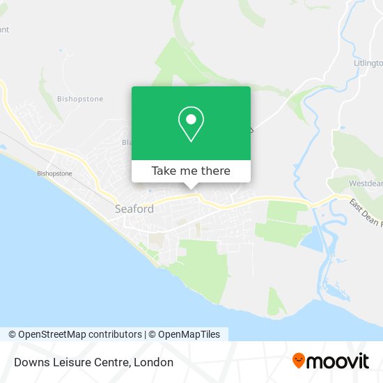 Downs Leisure Centre map