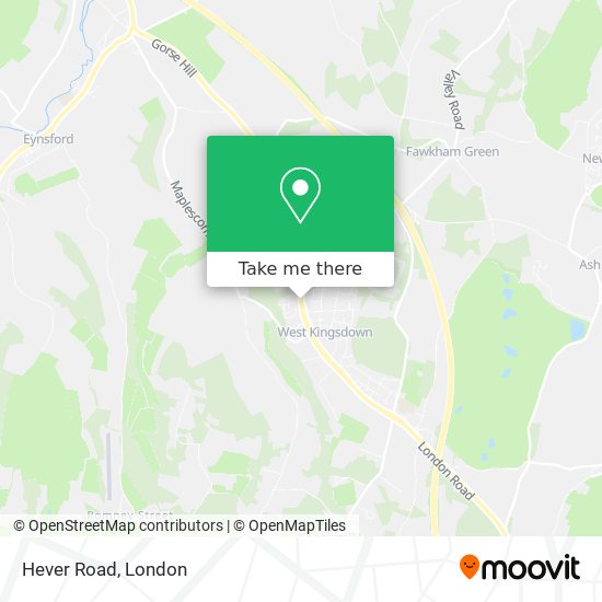 Hever Road map