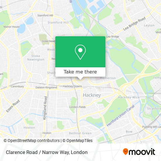 Clarence Road / Narrow Way map