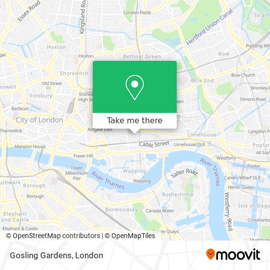 Gosling Gardens map
