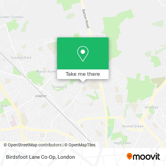 Birdsfoot Lane Co-Op map