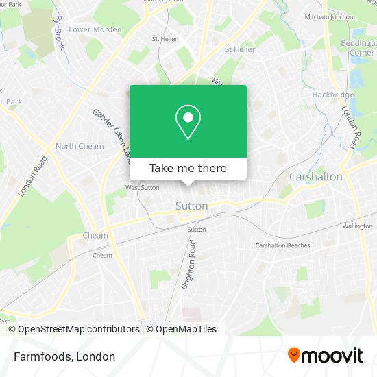 Farmfoods map