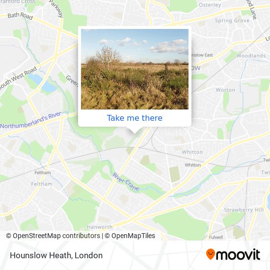 Hounslow Heath map