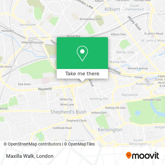 Maxilla Walk map