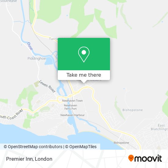 Premier Inn map