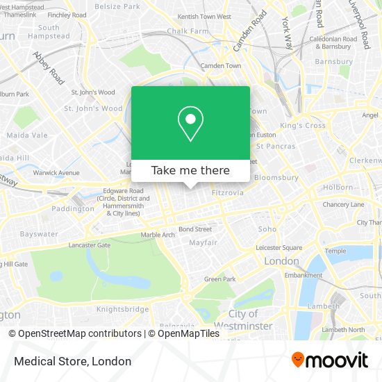 Medical Store map