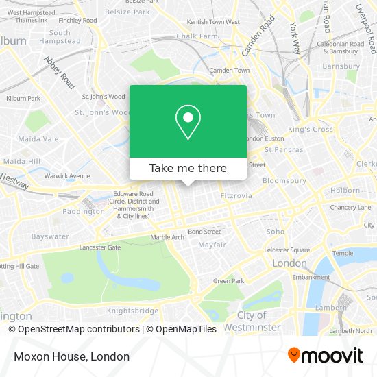 Moxon House map