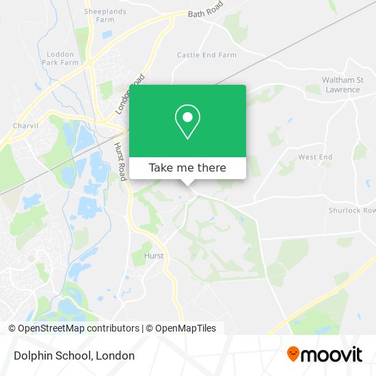 Dolphin School map
