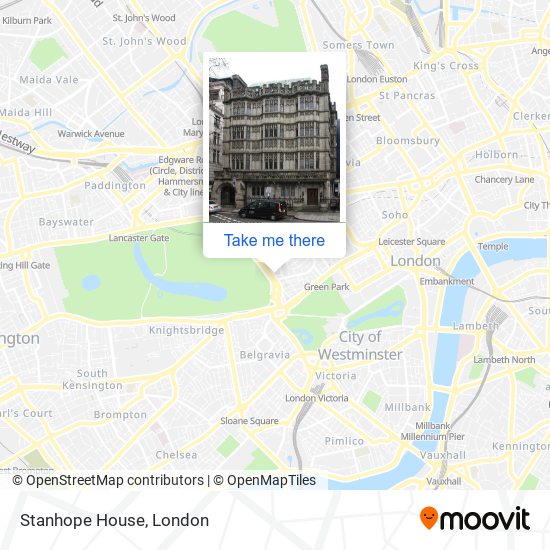 Stanhope House map