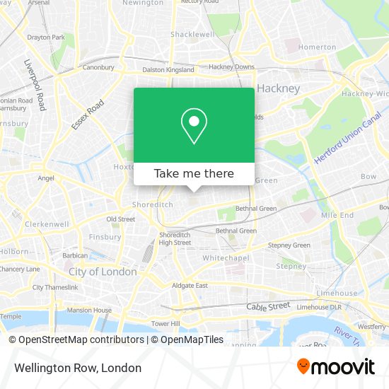 Wellington Row map