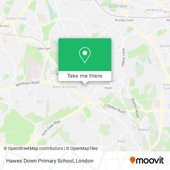 Hawes Down Primary School map