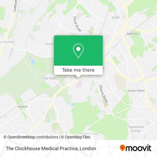 The Clockhouse Medical Practice map