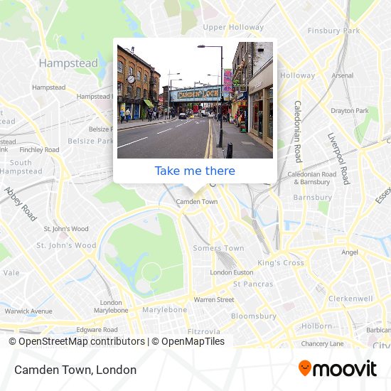 Camden Town map
