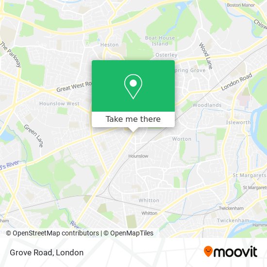 Grove Road map