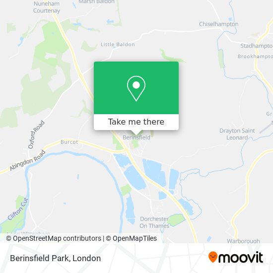 Berinsfield Park map