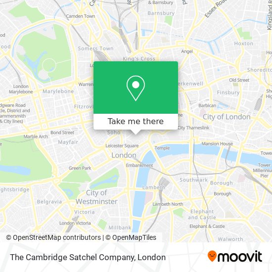 The Cambridge Satchel Company map