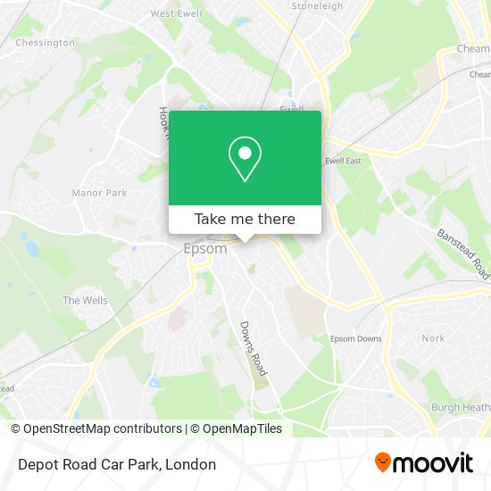 Depot Road Car Park map
