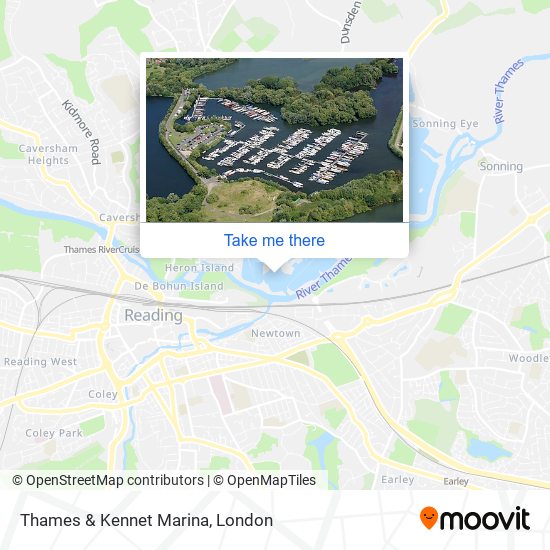 Thames & Kennet Marina map